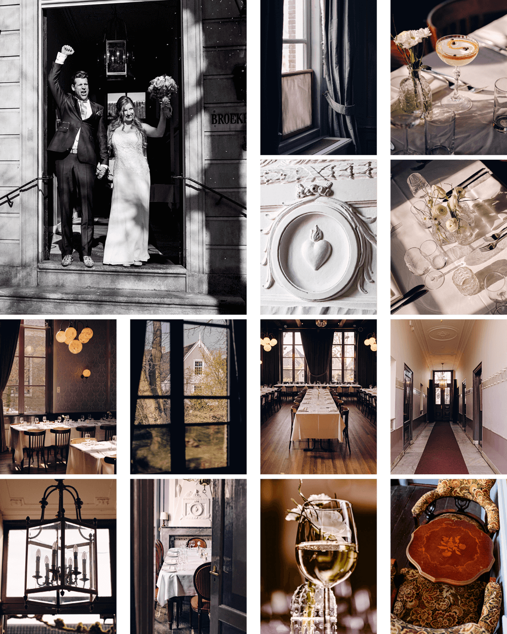 Het Broeker Huis boasts monumental rooms for patrties and weddings, a restaurant and a romantic courtyard